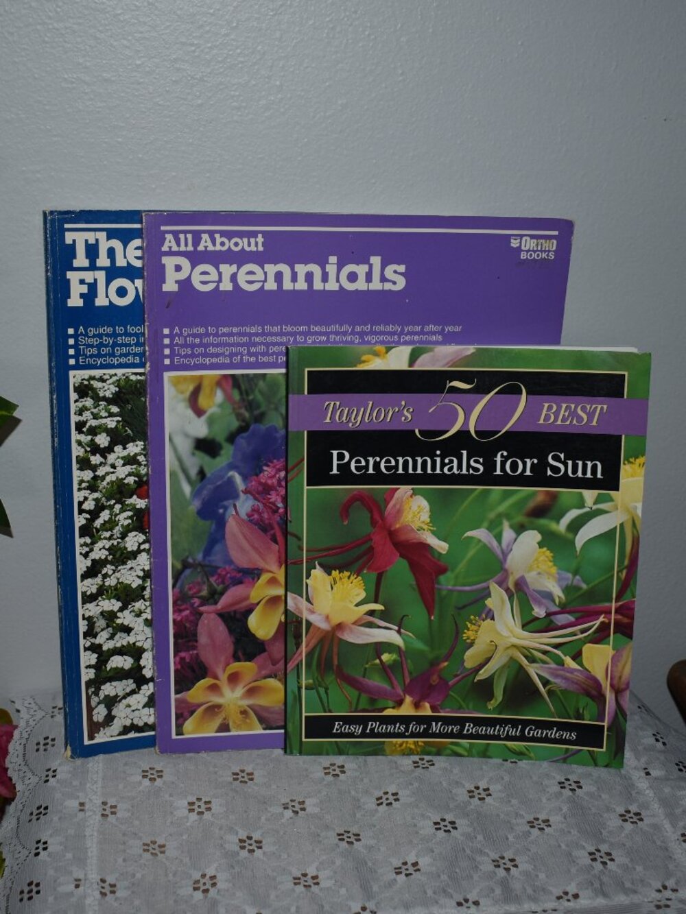 Vintage 80s Spring Cottagecore Flower Garden Gardening Magazine 3pc Book Set